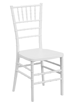 White chiavari chair
